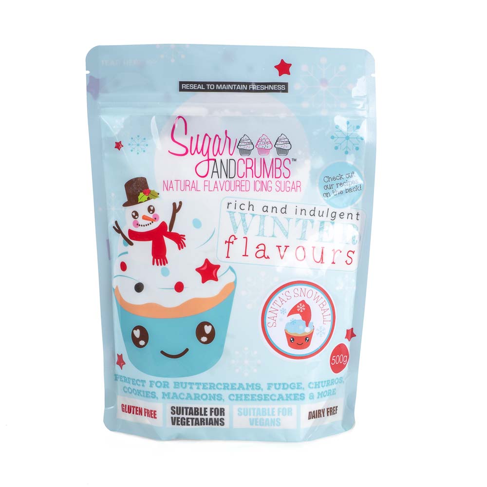 Smaksatt Florsocker Santa S Snowball