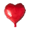 Foliopallo, punainen sydän 