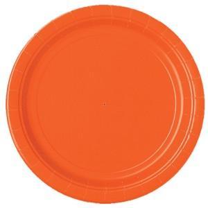 Isot lautaset, oranssi