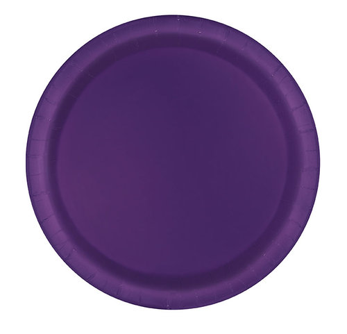 Isot lautaset, tumma violetti