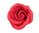 Wiltonin syötävä koriste, punainen ruusu keskikoko