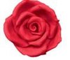Wiltonin syötävä koriste, punainen ruusu iso