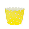 Muffinivuoka, polka dot keltainen (purkki)