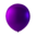 Kumipallot 100kpl, metallic purple