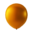Kumipallot 100kpl, metallic orange