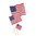 USA lippu 1kpl (puinen varsi)