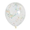 Ilmapallot, kirkas & confetti