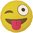 Foliopallo, Emoji Winking