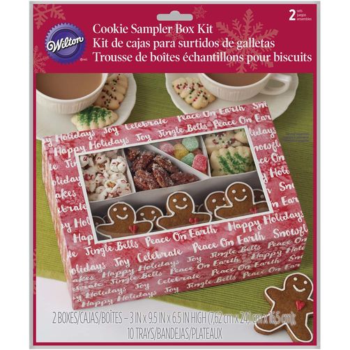 Wiltonin jouluiset keksilaatikot sampler-setti 2kpl