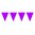 Lippunauha, violetti 10m