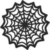 Wiltonin koristepaperi, musta hämähäkinverkko 25cm 