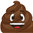 Poop emoji lautasliinat