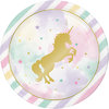 Unicorn Sparkle isot lautaset  