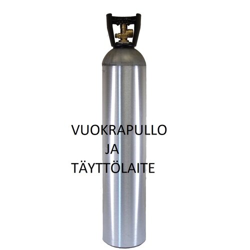 20l heliumpullo ja täyttölaite vuokralle