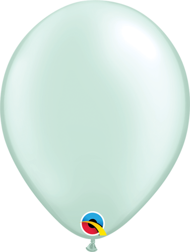 Kumipallot 100kpl, pearl mint green 11" 