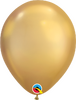 Kumipallot 100kpl, chrome gold 11"  