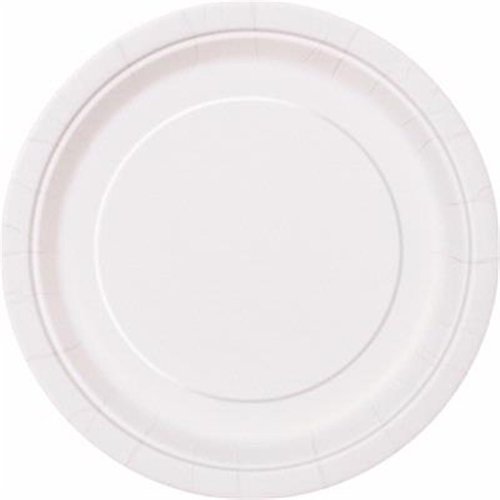 Pienet lautaset, valkoinen
