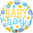 Foliopallo, baby boy dots