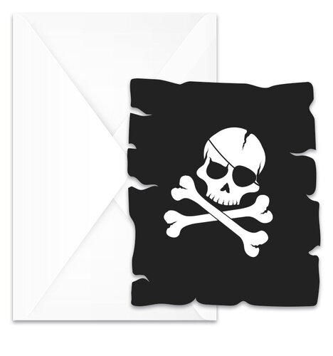 Black skull kutsukortit
