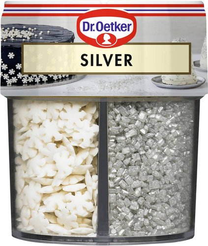 Dr Oetker 4-osainen koristerae, Silver