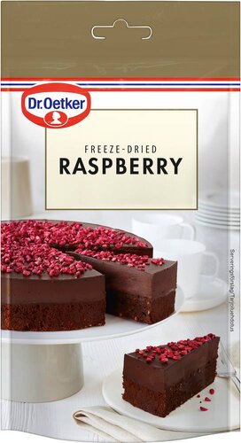 Dr Oetker pakastekuivattu vadelma