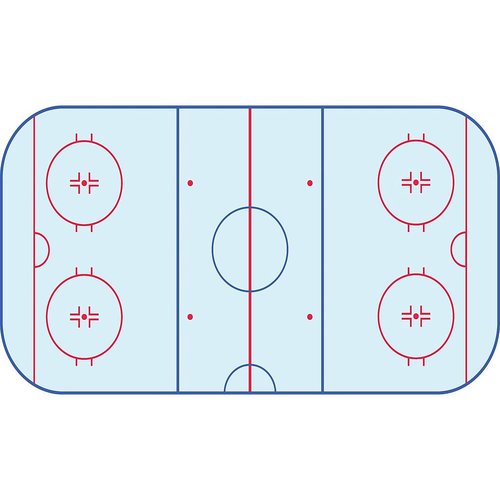 Syötävä kakkukuva, jääkiekkokaukalo