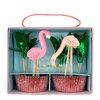 Muffinien koristelusetti, Flamingo