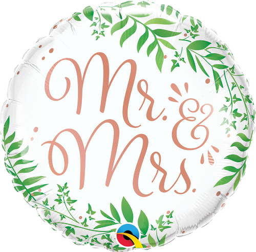 Foliopallo, Mr & Mrs elegant greenery