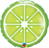 Foliopallo, sliced lime