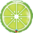 Foliopallo, sliced lime