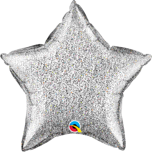 Foliopallo, glittergraphic silver