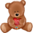 Muotofoliopallo, I Love You teddy bear