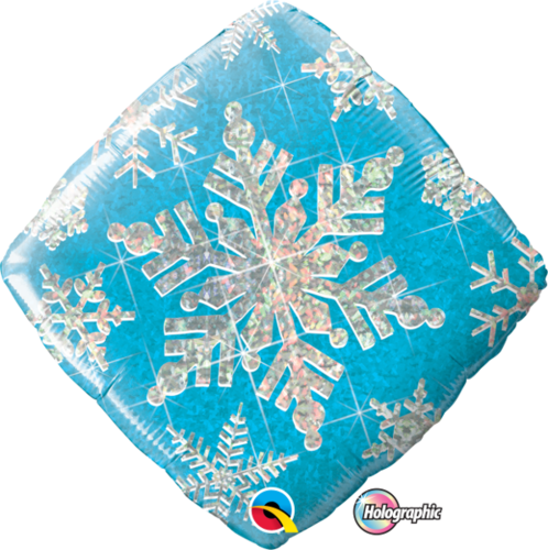 Foliopallo, Snowflake sparkles blue