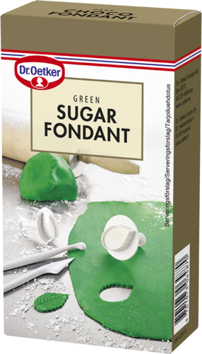 Dr Oetker sokerimassa, vihreä 250g