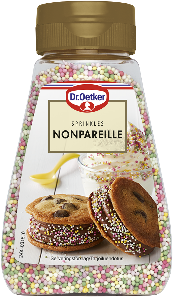 Dr Oetker koristerae, nonparellit