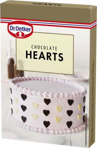 Dr Oetker suklaakoriste, sydämet
