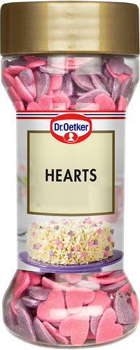 Dr Oetker koristerae, Hearts 40g