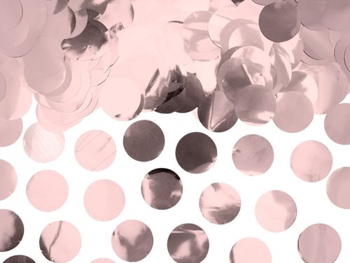 Ripoteltava confetti, ruusukulta 15g