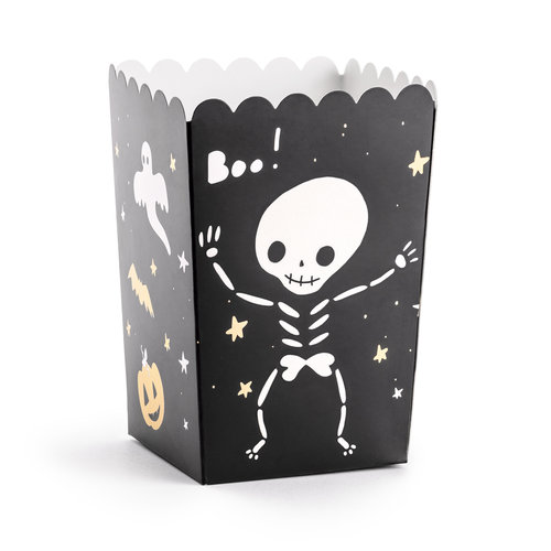 Halloween popcorn-boxit, 6kpl