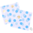Blue & Gold dots isot lautasliinat