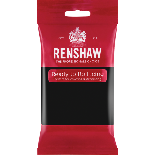 Renshaw Pro sokerimassa, musta 250g  