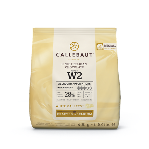 Callebaut N° W2 valkosuklaa 400g