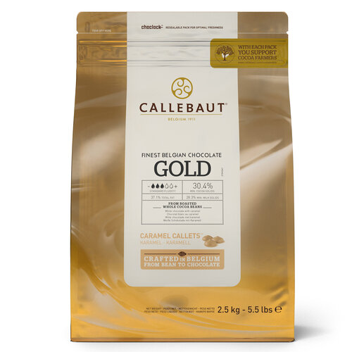 Callebaut GOLD paahdettu valkosuklaa 2,5kg