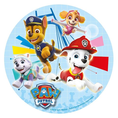 Färdig tårtbild, Paw Patrol