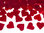 Confettitykki, punaiset sydämet 40cm