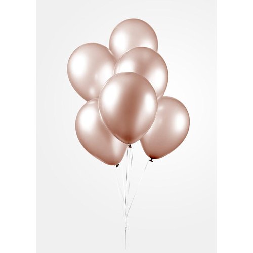 Kumipallot 100kpl, rosegold 12" 
