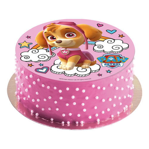 Syötävä kakkukuva, Paw Patrol Skye