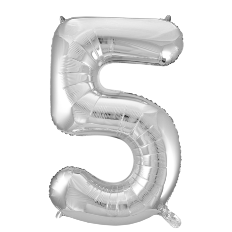 Muotofoliopallo, numero 5 hopea Globos 