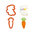 Keksimuotit, pupu ja porkkana