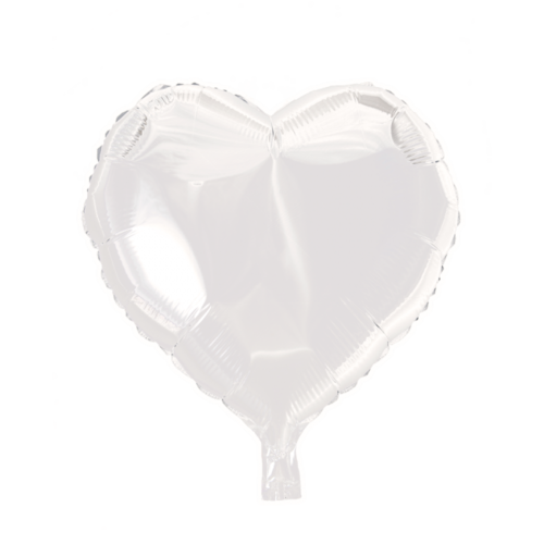 Foliopallo, valkoinen sydän